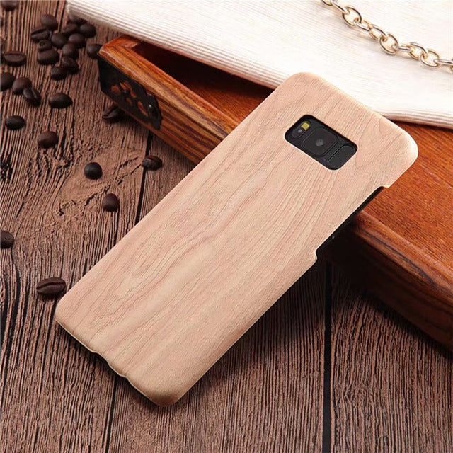 Wood grain Phone Case For Samsung Galaxy S6 / S7 / S8 Edge / S9 Plus / S8 Plus / Note 8