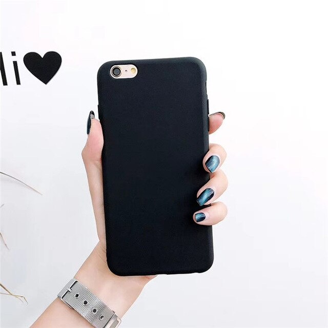 Solid color  Phone Case for Iphone X / XS / XR / XS MAX / 6+ / 6s + / 7+ / 8+