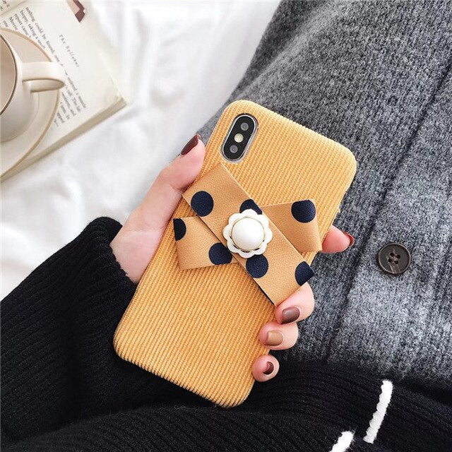 Winter Fluffy Phone Case For iphone X / XS / XR / XS MAX / 6+ / 6s + / 7 / 7+ / 8+ / 8+