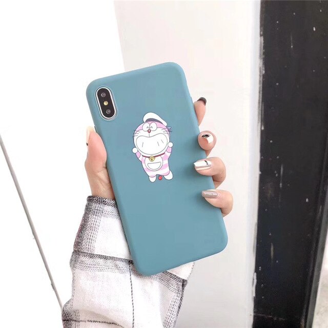 Cute Elephant / Fawn Matte  Phone Cases for iphone X / XR / XS / XS Max /6 / 6+ / 6s / 6s+ / 7 / 7+ / 8 / 8+