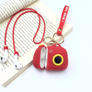 Cartoon Camera Earphone Case For Airpods