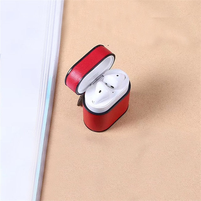 Luxury Leather Case For Airpods