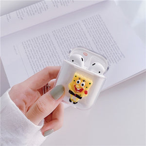 Cartoon Clear Case For Airpods
