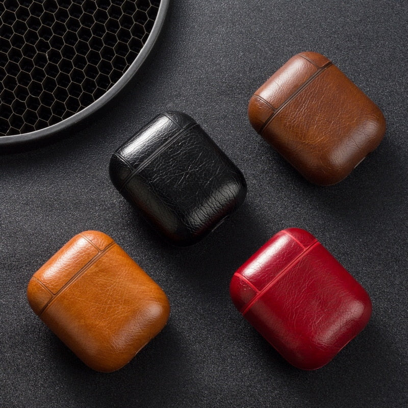 Leather Earphone Case For Airpods