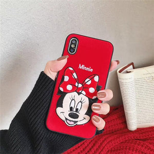 Mickey Minnie Donald  Phone Case For iPhone 7+ / 6+ / 6S + / 8+ / XR / XS MAX