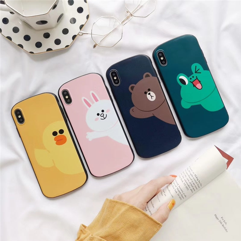 Bare Bears Phone Case For iPhone 7+ / 8+ / 6+ / 6s + / X / XR / XS MAX