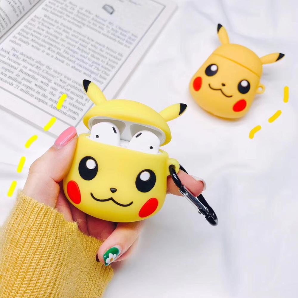 Pikachu Silicone Headphones Case for Airpods
