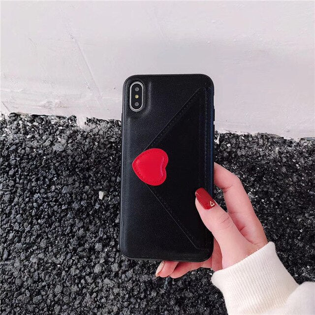 Heart Wallet Phone Case for Samsung Galaxy S10 / S10+/ S10e / Note 9
