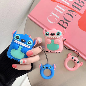 Cute Stitch Earphone Case For AirPods