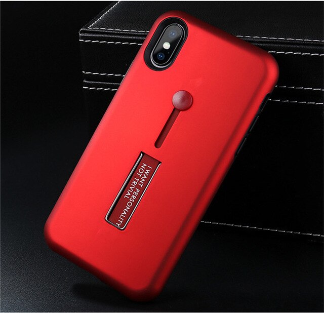 Bracket Finger Ring Phone Case For iphone X / 8+ / 7+ / 6+ / 6S + / X / XS MAX / XR