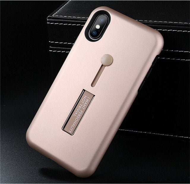 Bracket Finger Ring Phone Case For iphone X / 8+ / 7+ / 6+ / 6S + / X / XS MAX / XR