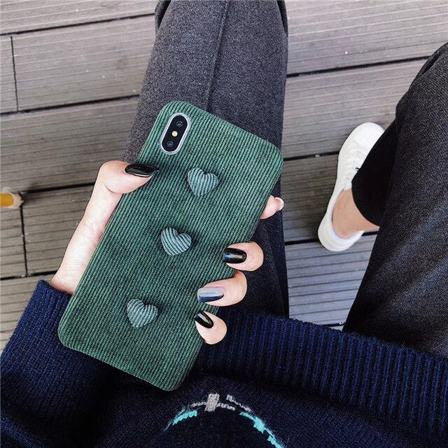 3D Heart Phone Case For iPhone X / XS / XR / XS MAX / 7+ / 8+ / 6+ / 6S +