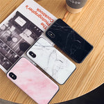 Marble Phone Case For iPhone X / XS Max / XR / 8 / 8+ / 7 / 7+ / 6 / 6s