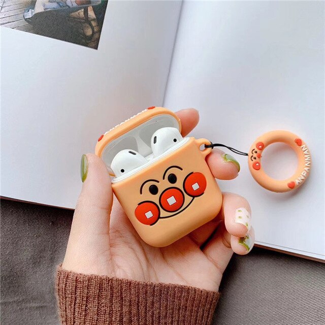 Cartoon Bread Superman Frog Earphone Case For Airpods