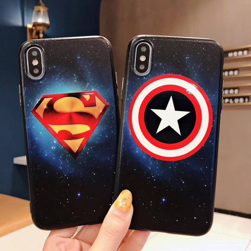 Superhero Case for iPhone 7+ / 8 +/ 6 +/ 6s+ /  X / XS Max /  XR